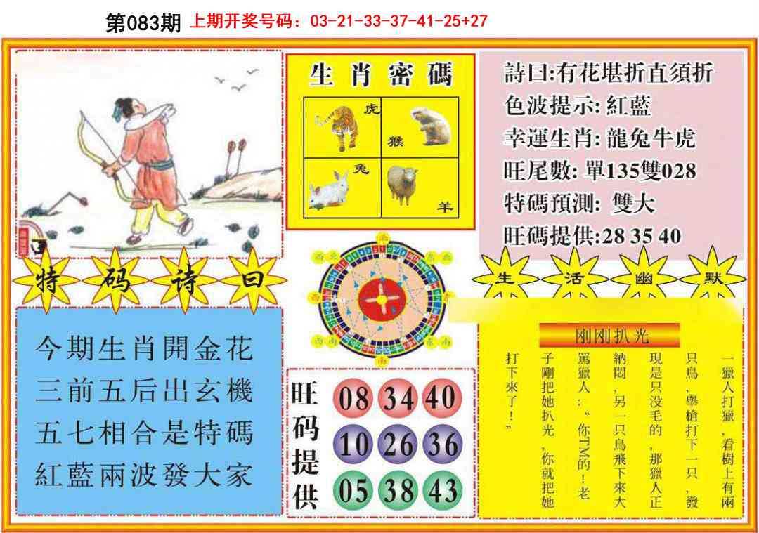 083期台湾八卦解宝图[图]